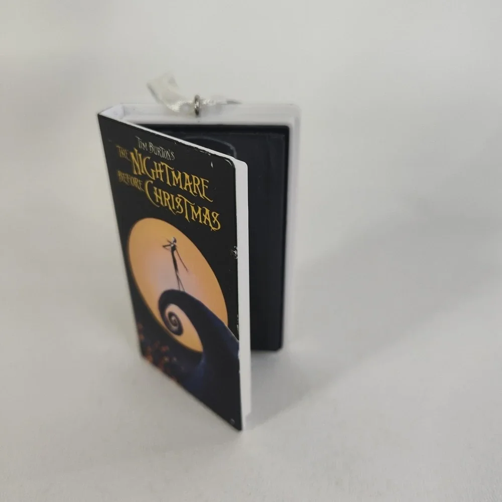 Hallmark Nightmare Before‎ Christmas VHS TAPE ORNAMENT Exclusive